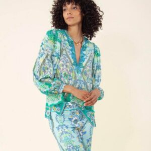 HALE BOB - MADISON BLOUSE - BLUE