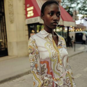 Herzen's angelegenheit - SILK DRESS - muli citro