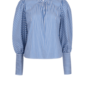 DANTE - VESPER STRIPE BLOUSE - INK BLUE