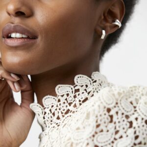 DANTE - DUNLEY LACE LONG SLEEVE TOP - BUTTER CREAM
