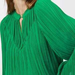DANTE - D6ELMIRA PLEATED TOP - ULTRA GREEN